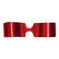 Red 4" Diameter Splendorette  Pre-Notched Bow (3/4" Ribbon)